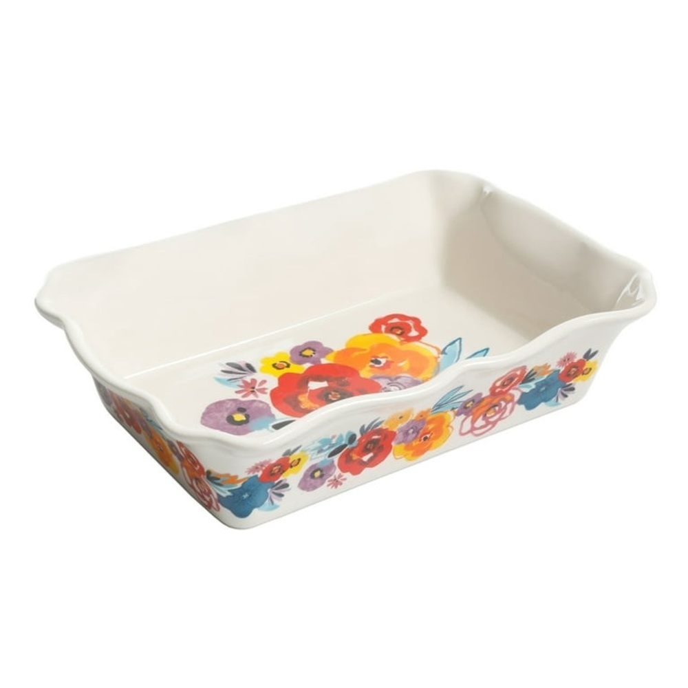 The Pioneer Woman Collected Ceramic Baking Set, 16-Pieces missing 1 piece - Picture 8 of 16